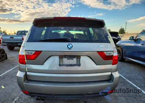 2008 BMW X3 3.0Si z USA, uszkodzony, nr VIN WBXPC93458WJ16296